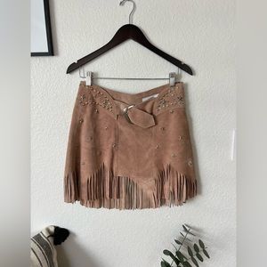 Understated leather x Revolve Paris Texas Full Skirt